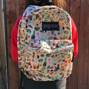 Multicolor Jansport Backpack